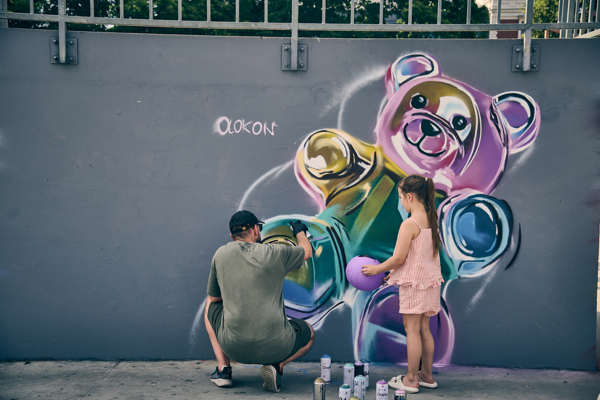 Fot. M. Buksa/ UM w Gliwicach Graffiti na placu Krakowskim