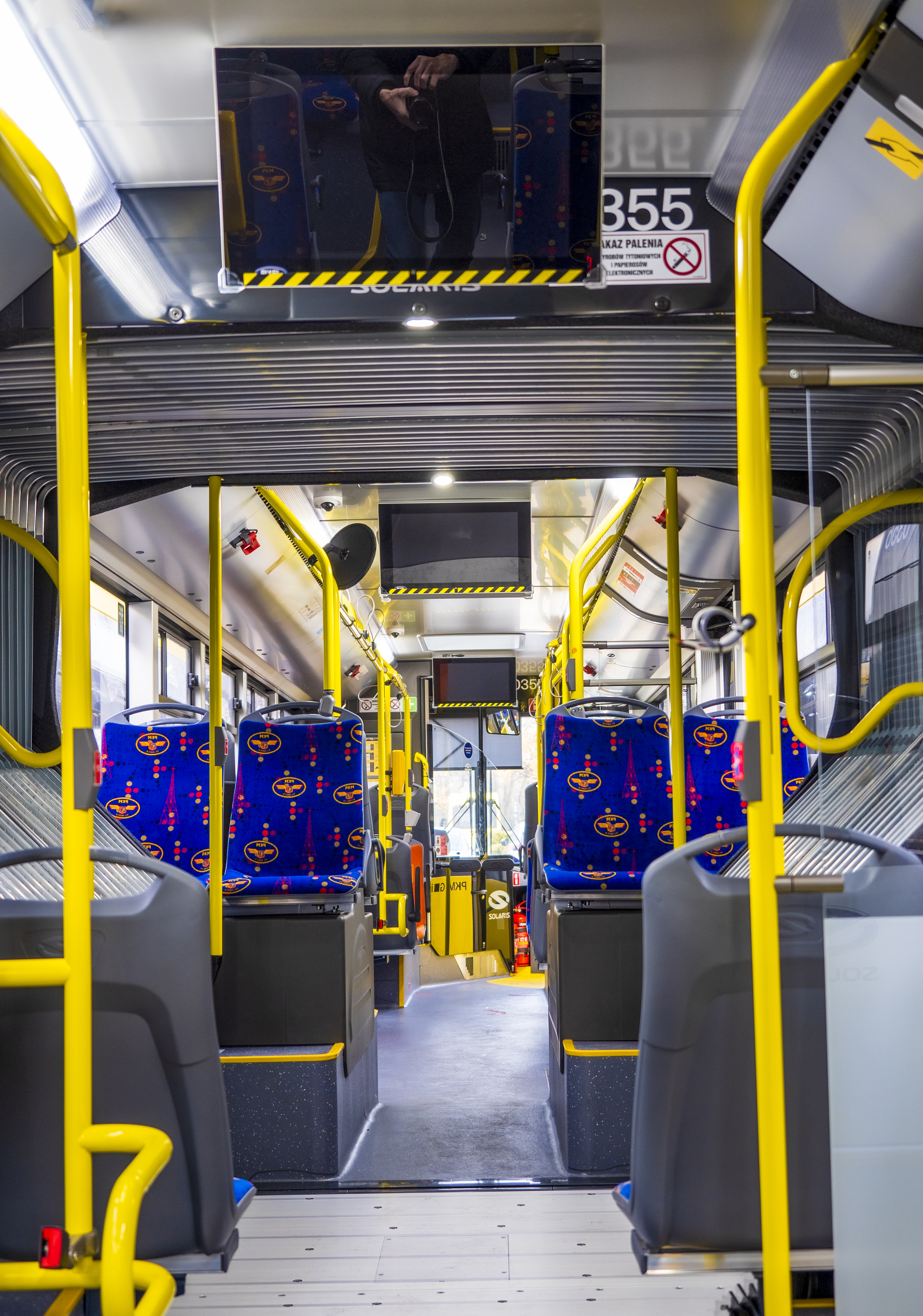 Fot. G.Ożga/UM Gliwice wnętrze autobusu