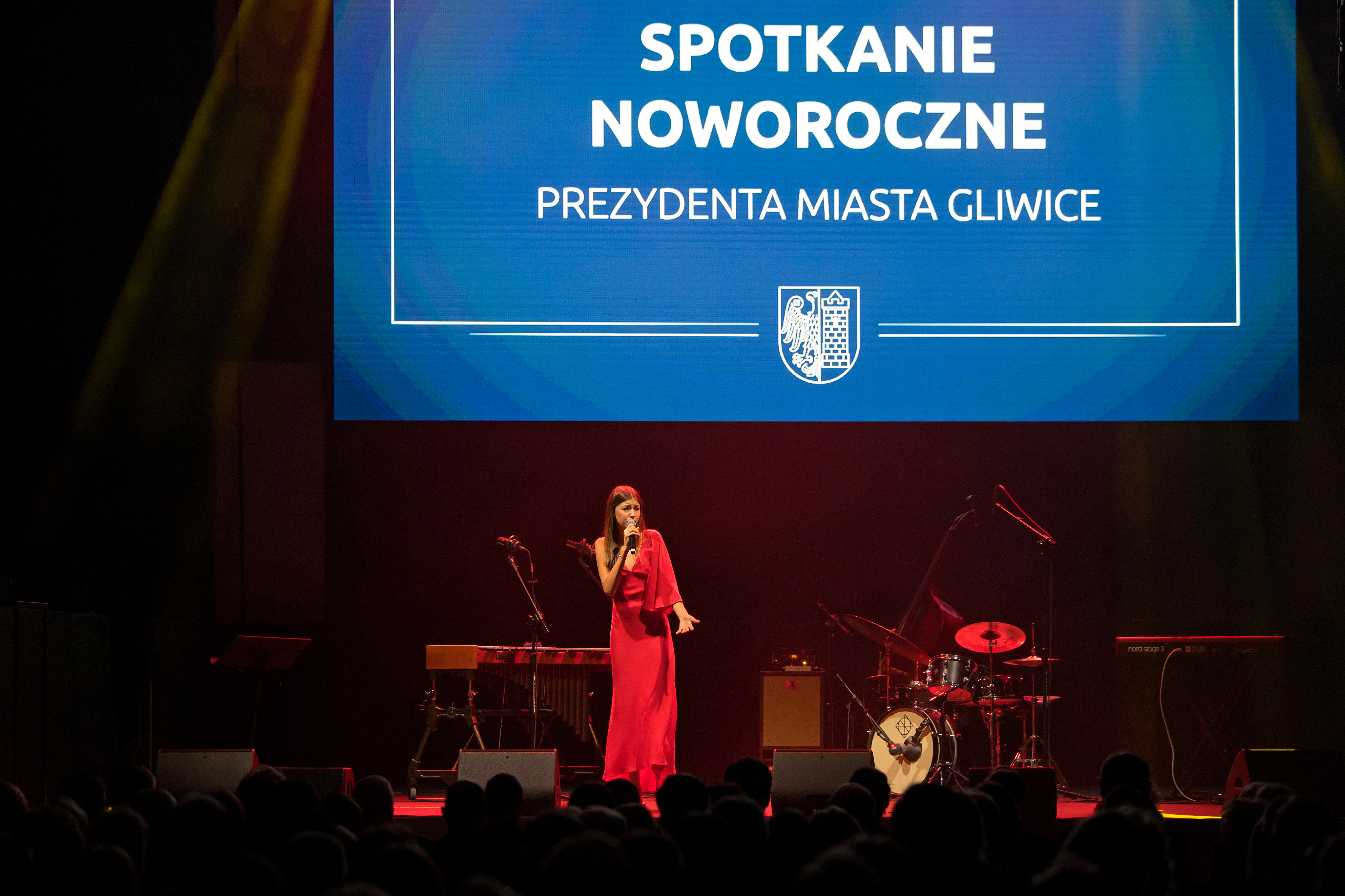 Fot. D. Nita-Garbiec/UM w Gliwicach Anna Laskowska występuje na scenie