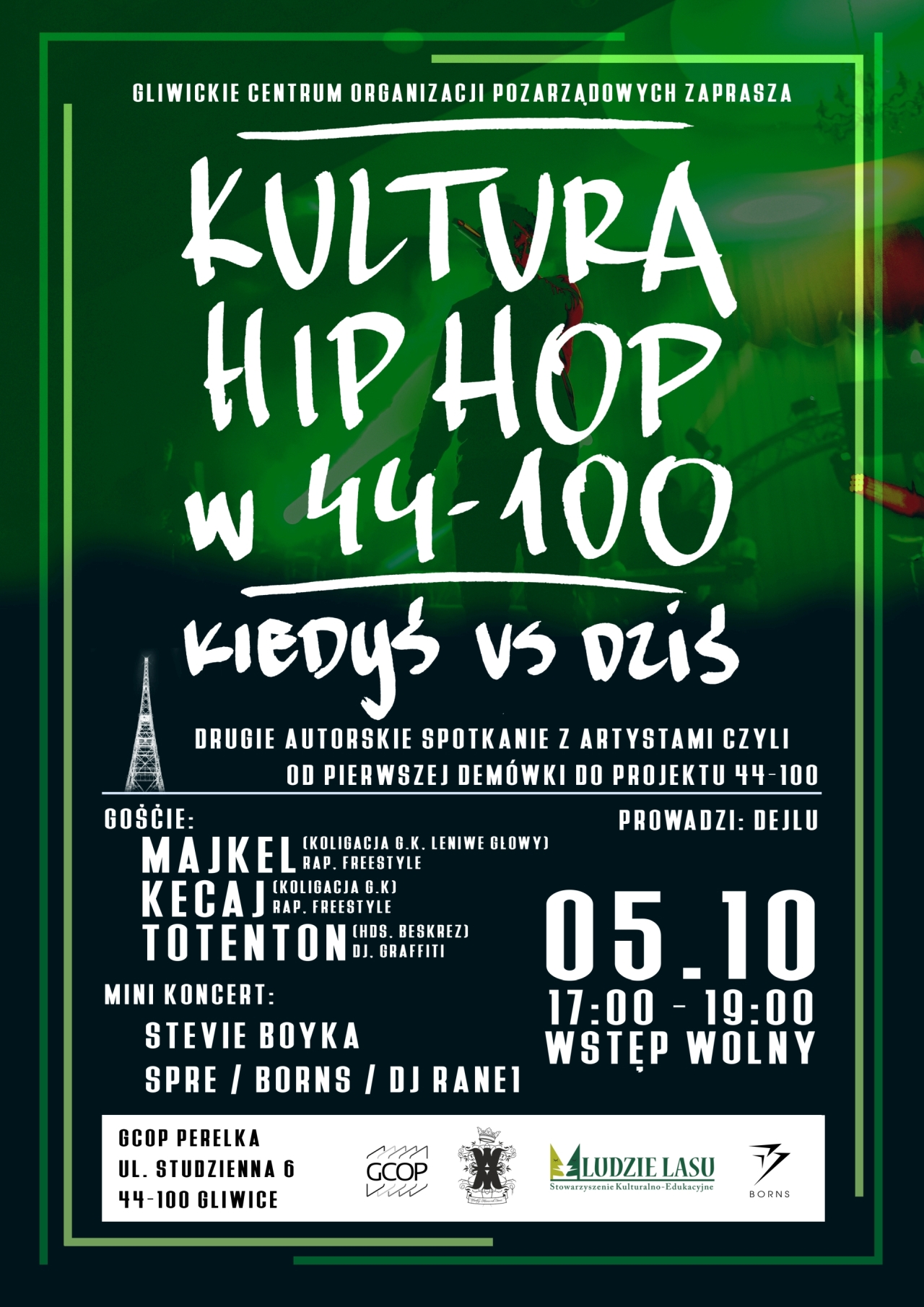Drugie otwarte spotkanie „Kultura Hip Hop w Gliwicach”