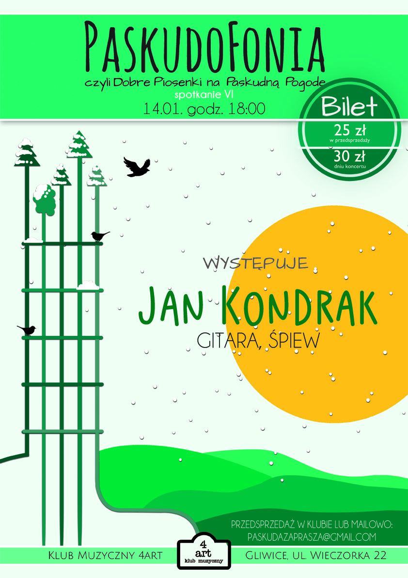 PaskudoFonia – koncert Jana Kondraka