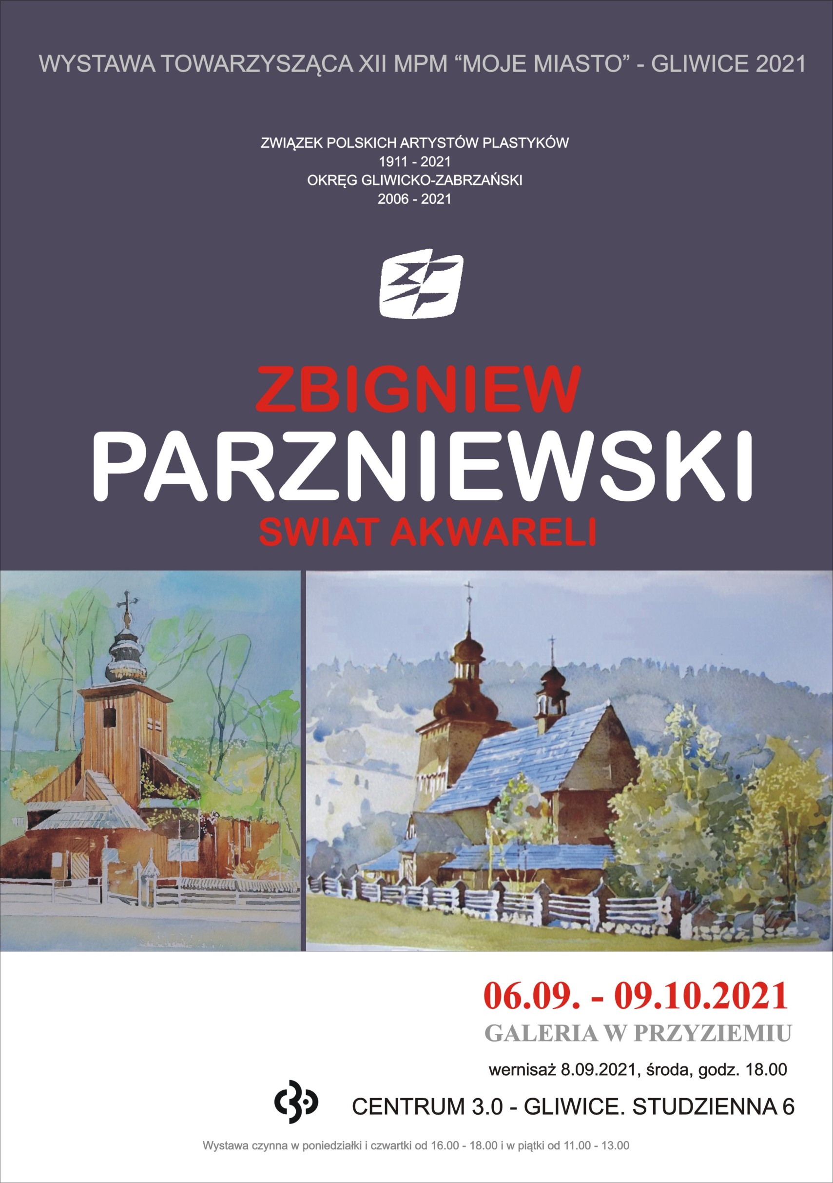 „Świat akwareli” Zbigniewa Parzniewskiego