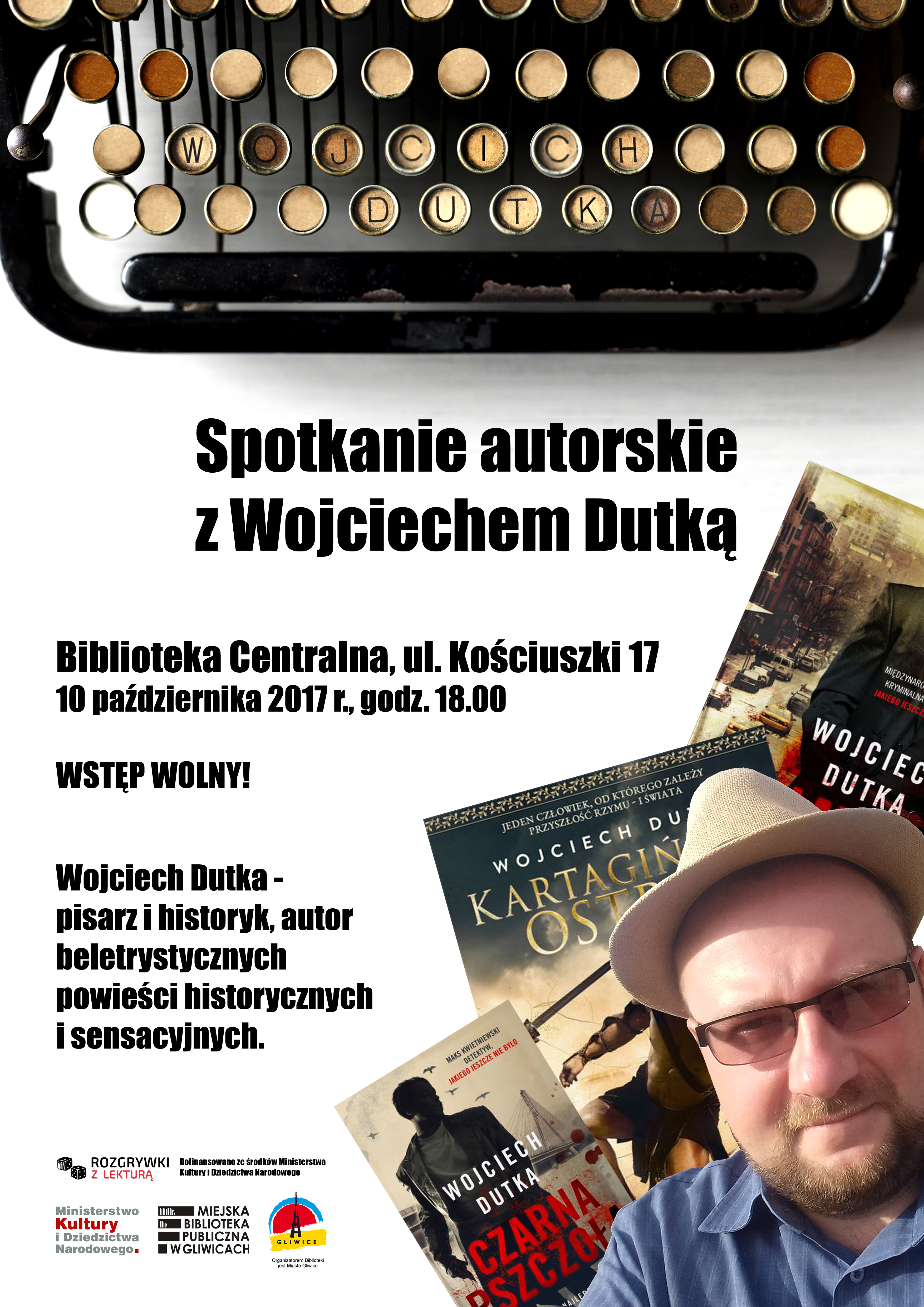 Spotkanie autorskie z Wojciechem Dutką