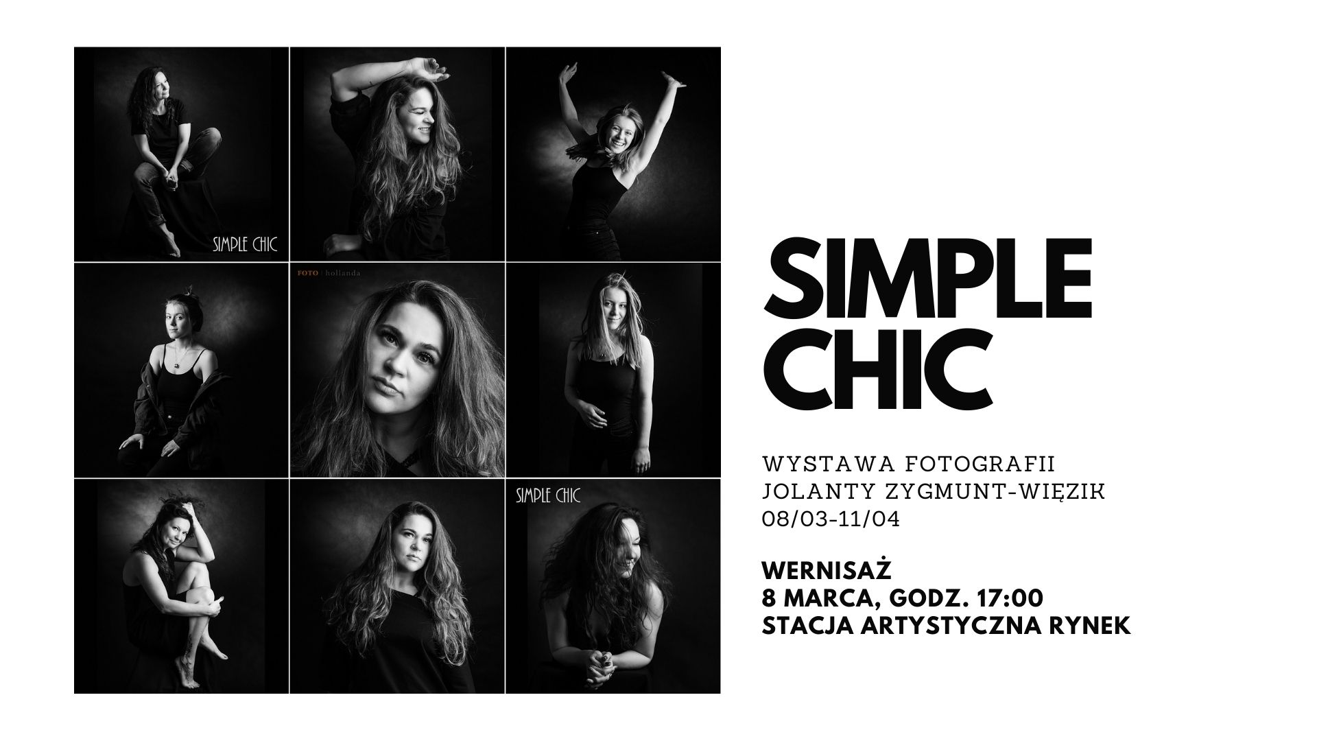 Simple chic | wystawa fotografii Jolanty Zygmunt-Więzik