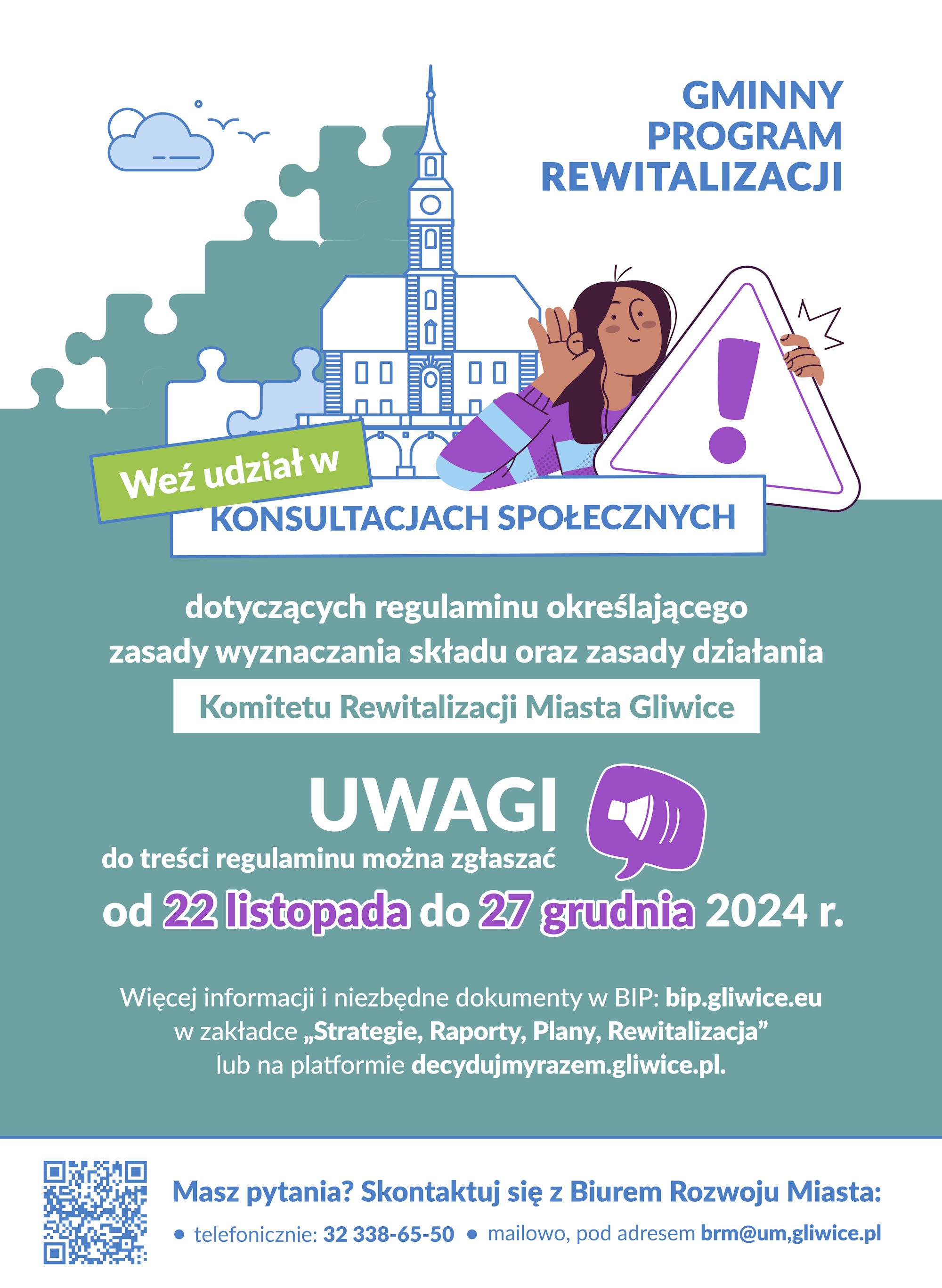 plakat programu rewitalizacji