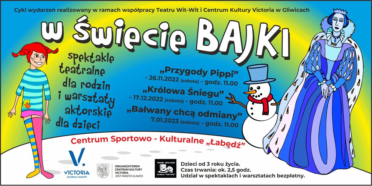 Plakat promujący spotkania w Łabędach