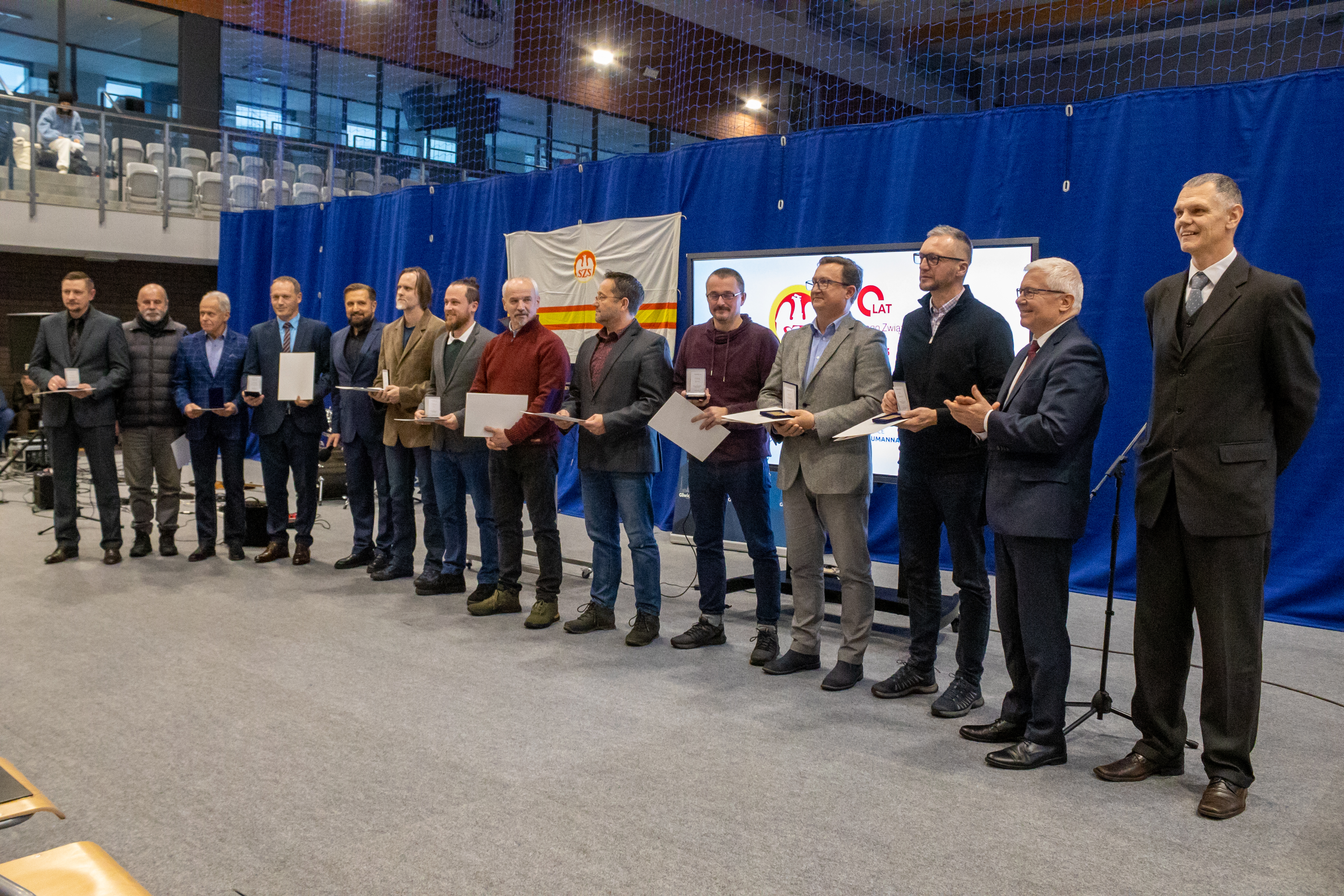 Nagrodzeni nauczyciele i działacze SZS w Gliwicach