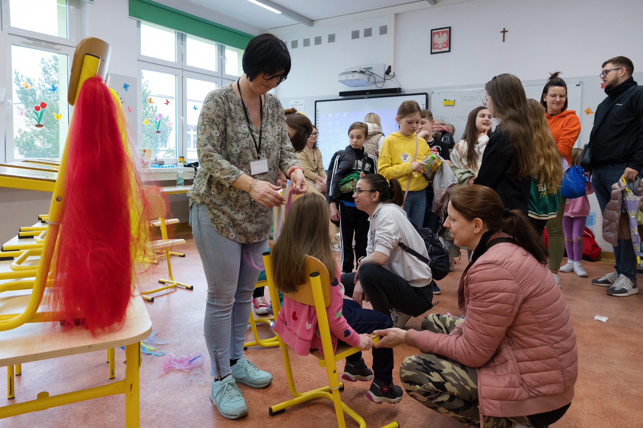 Zaplatanie warkoczyków