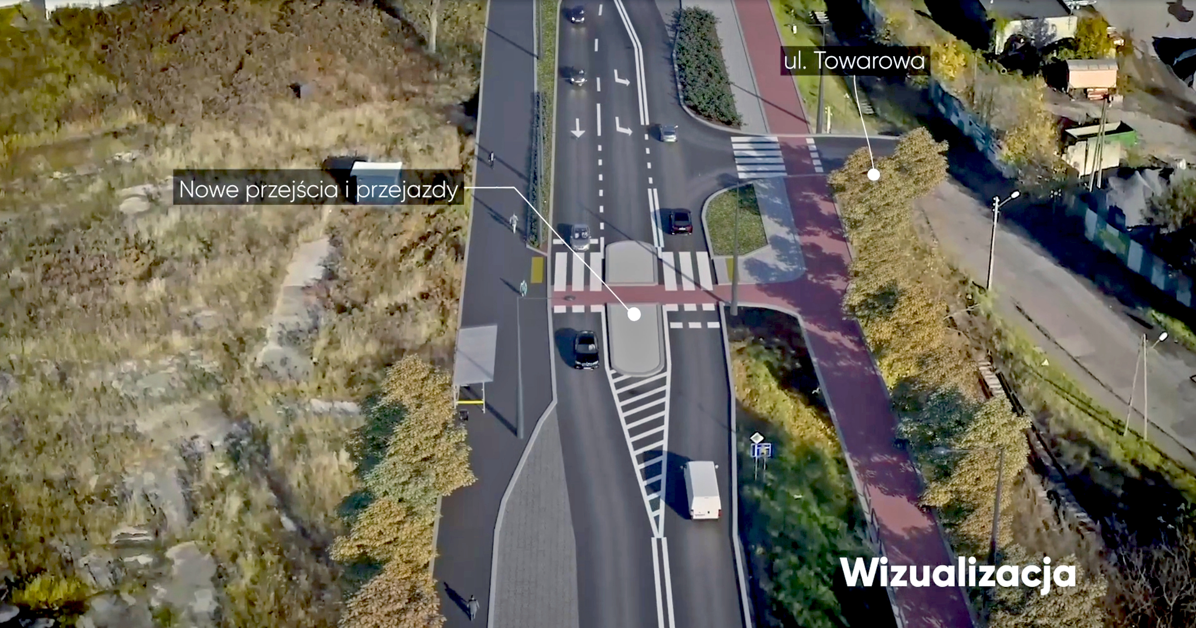 Przebudowana jezdnia i skrzyżowania, niemal 3 kilometry wydzielonej drogi rowerowej, nowe chodniki, przystanki i oświetlenie – tak po zakończeniu inwestycji zmieni się ulica Chorzowska