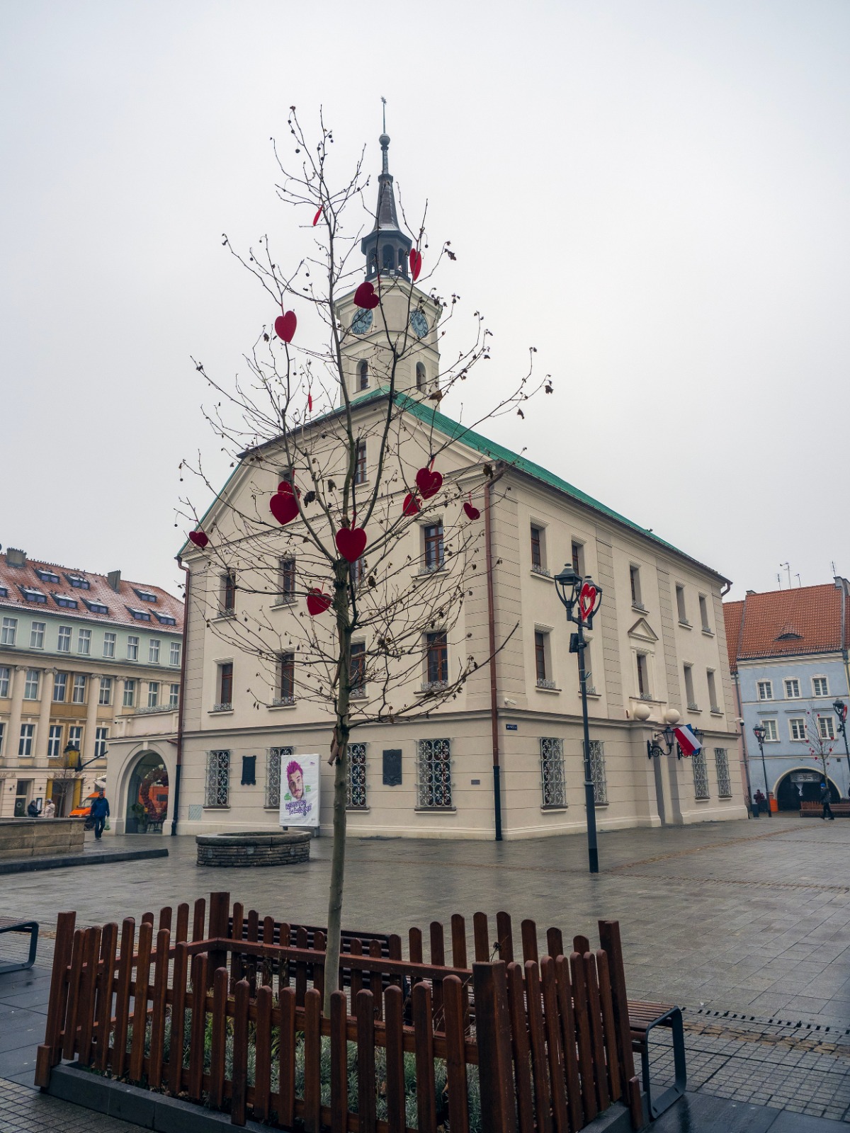 Fot. G.Ożga/UM Gliwice Rynek w walentynkowych dekoracjach