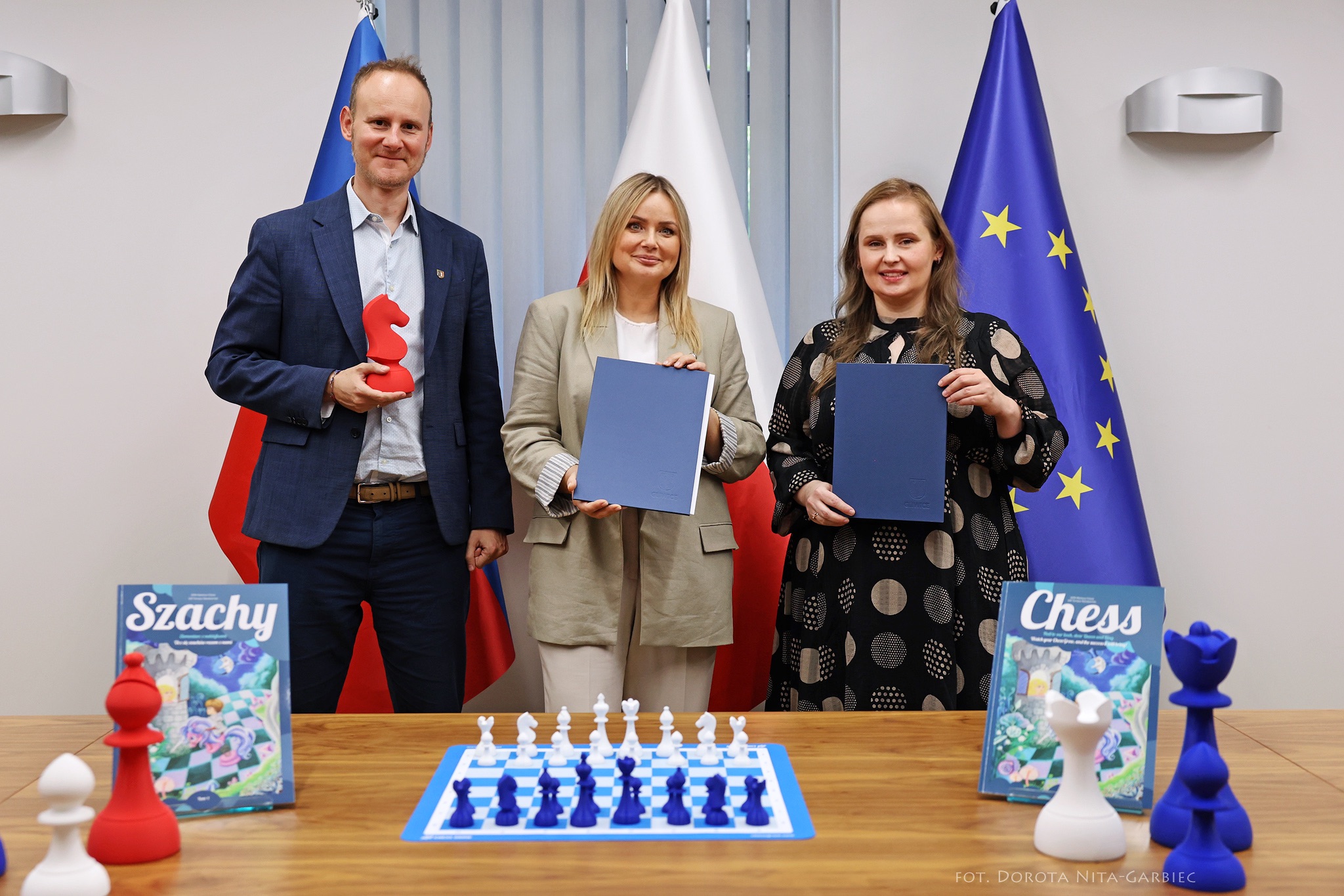 Prezydent Gliwic, wiceprezydent i pani Marlena Chlost-Warakomska
