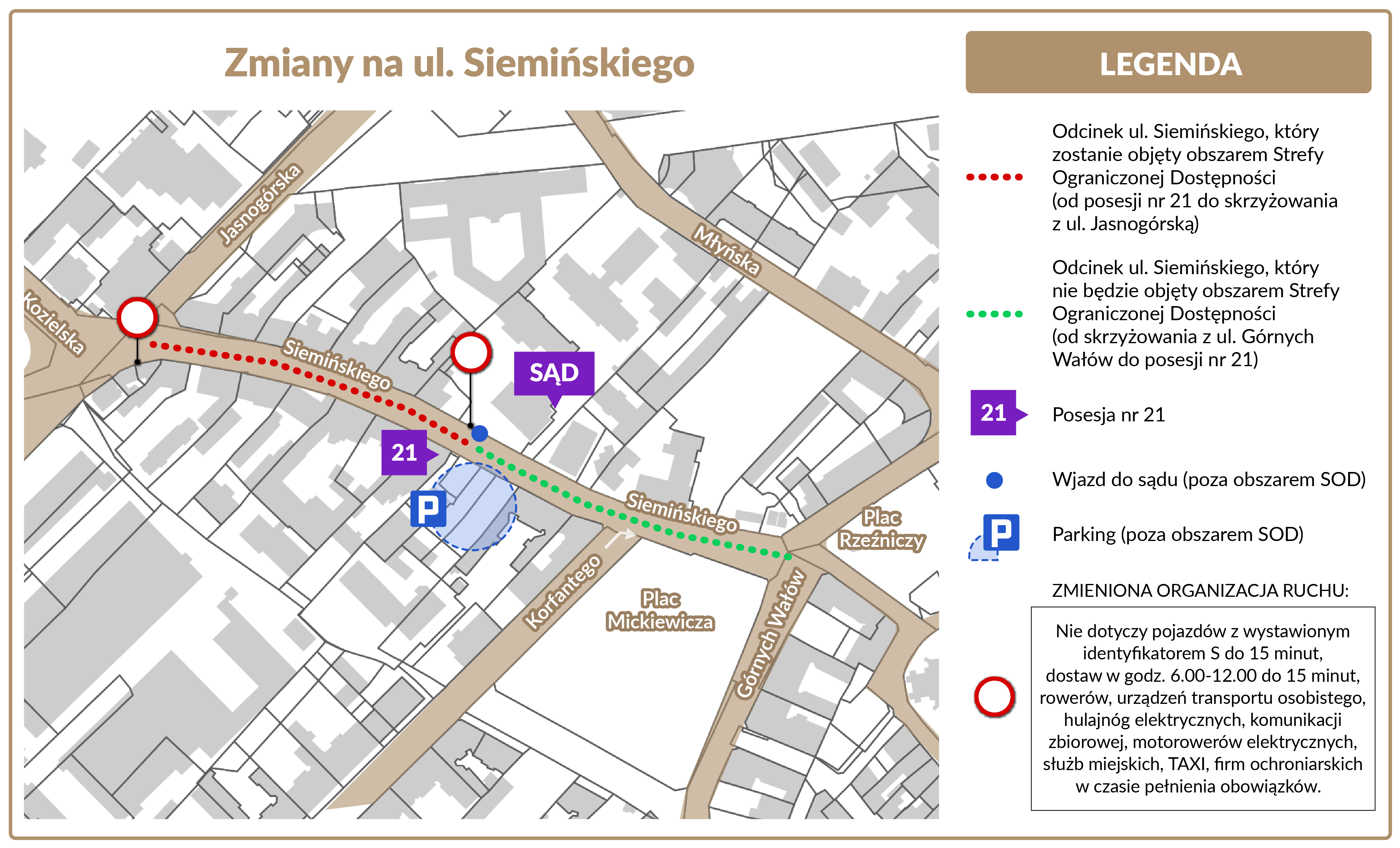 Mapka ulicy Siemińskiego