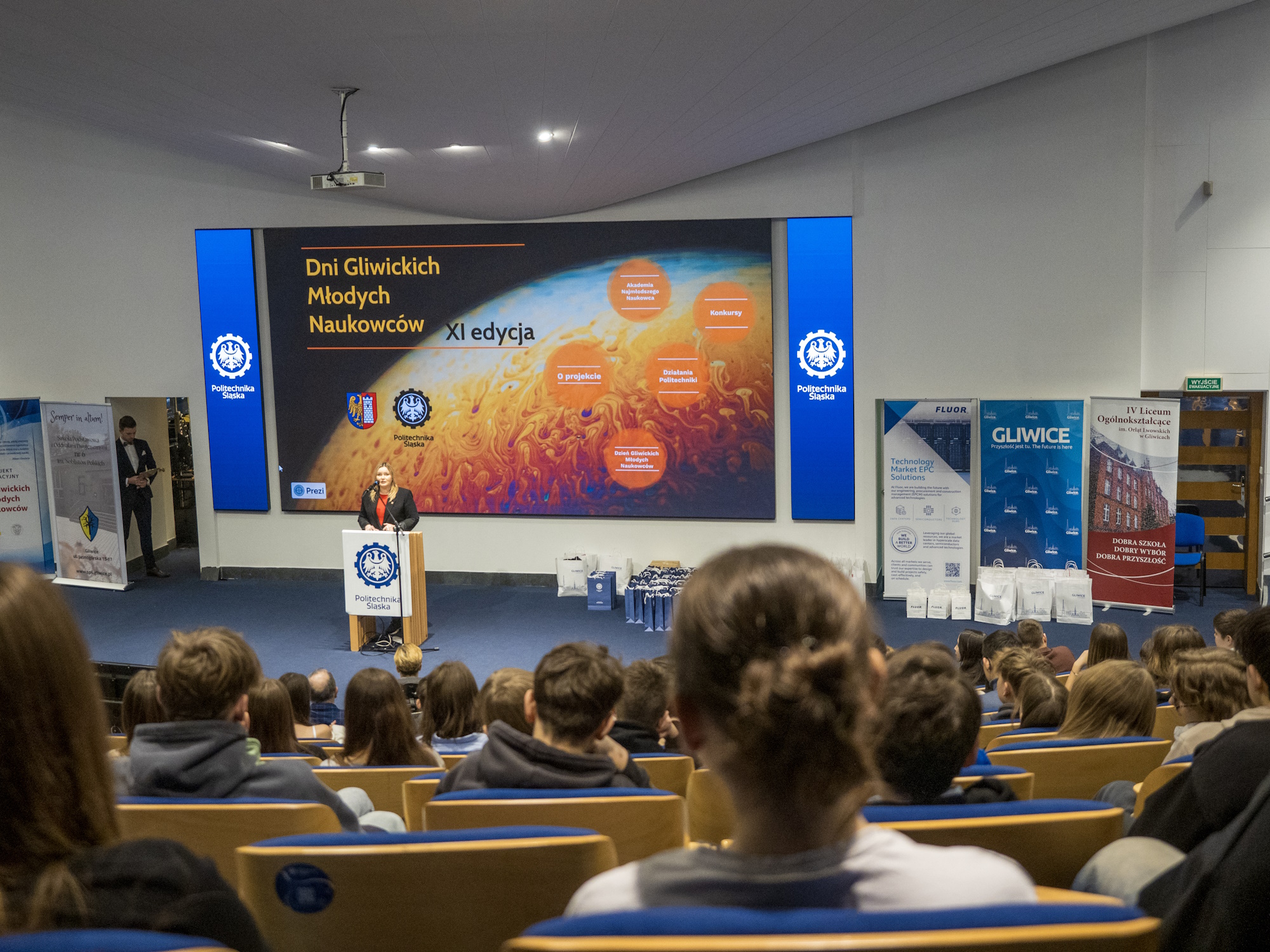 Fot. G.Ożga/UM Gliwice aula pełna ludzi