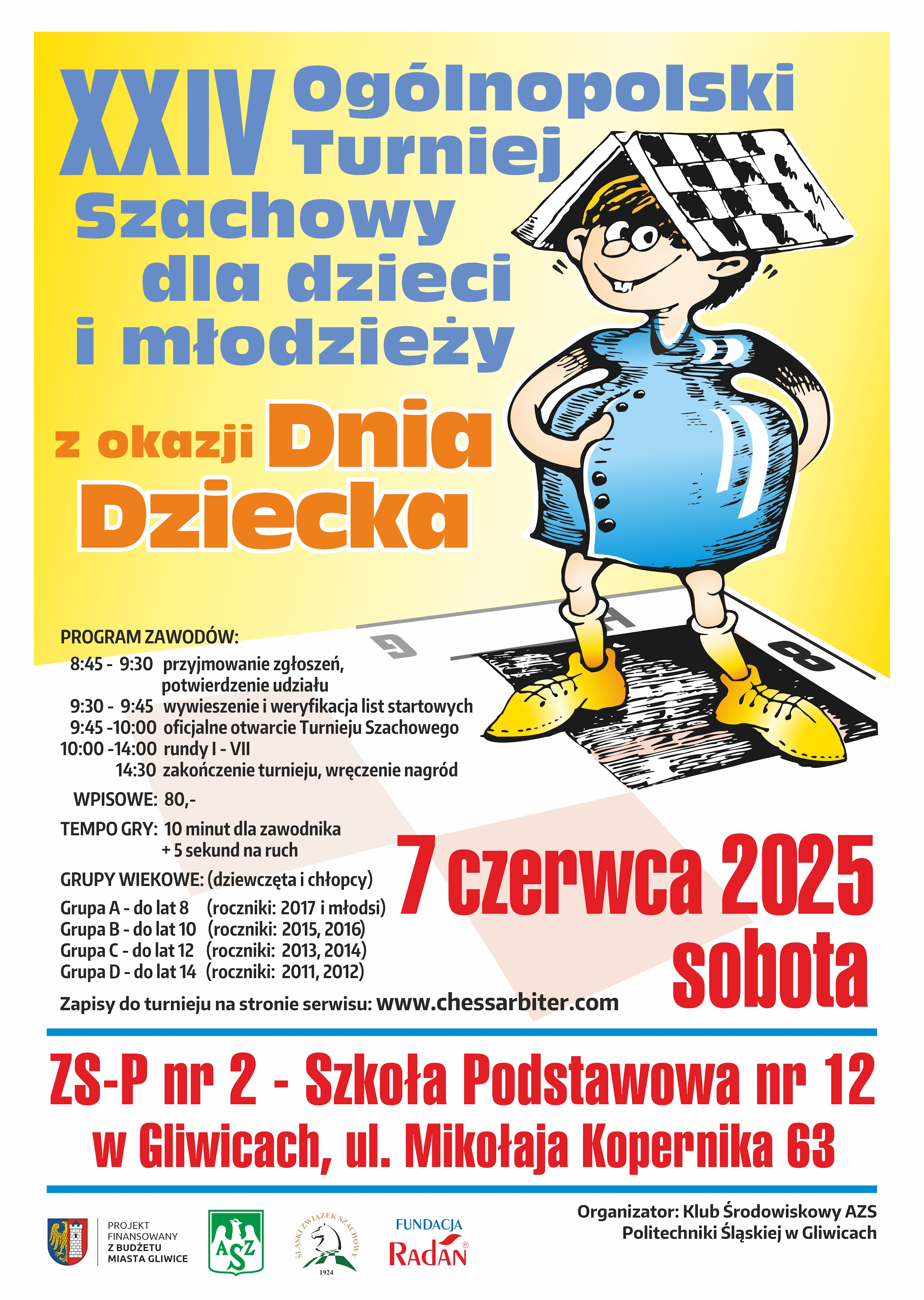 Plakat promujący turniej