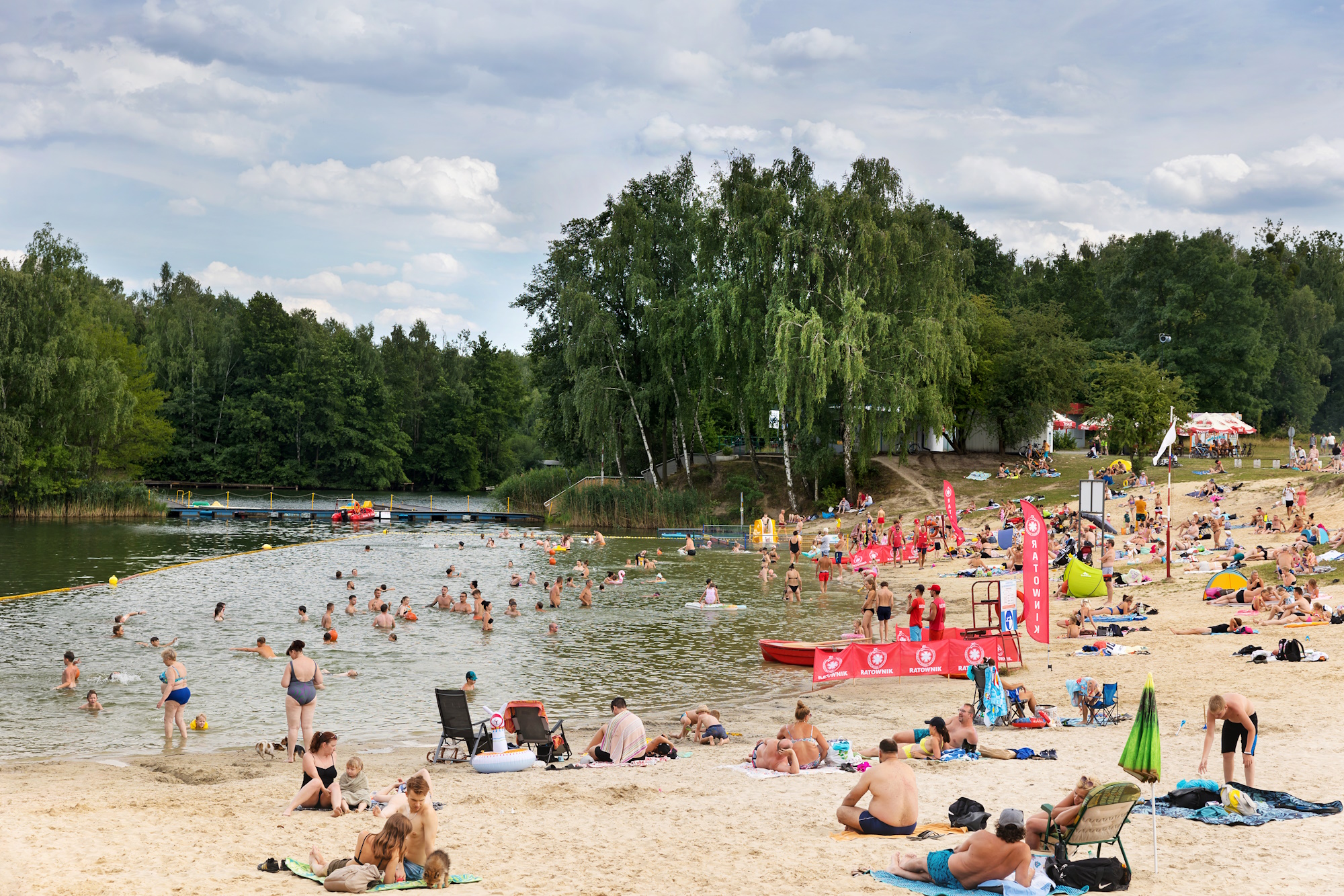 plaża i ludzie