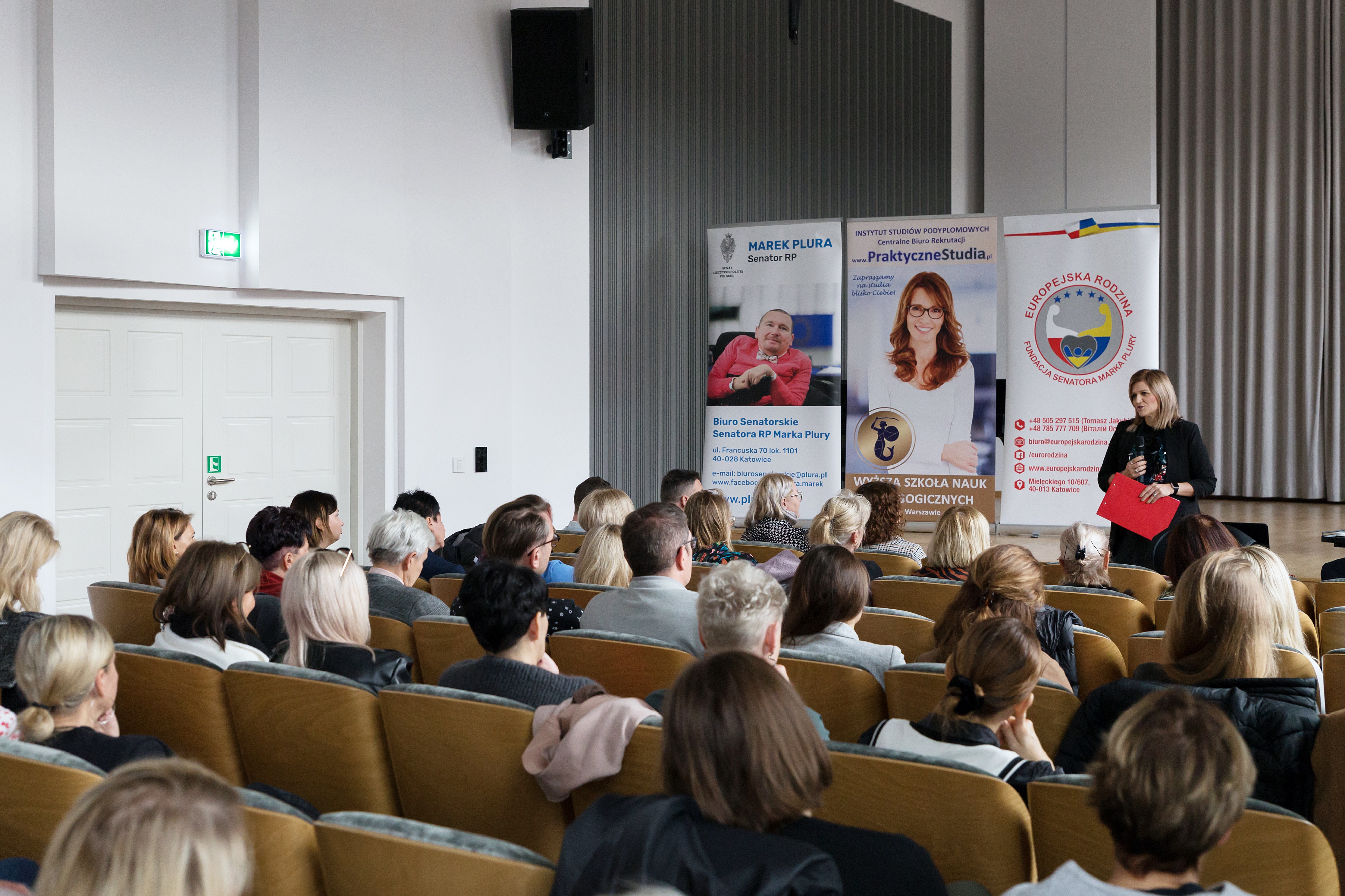 konferencja senatora Plury w Szkole Muzycznej