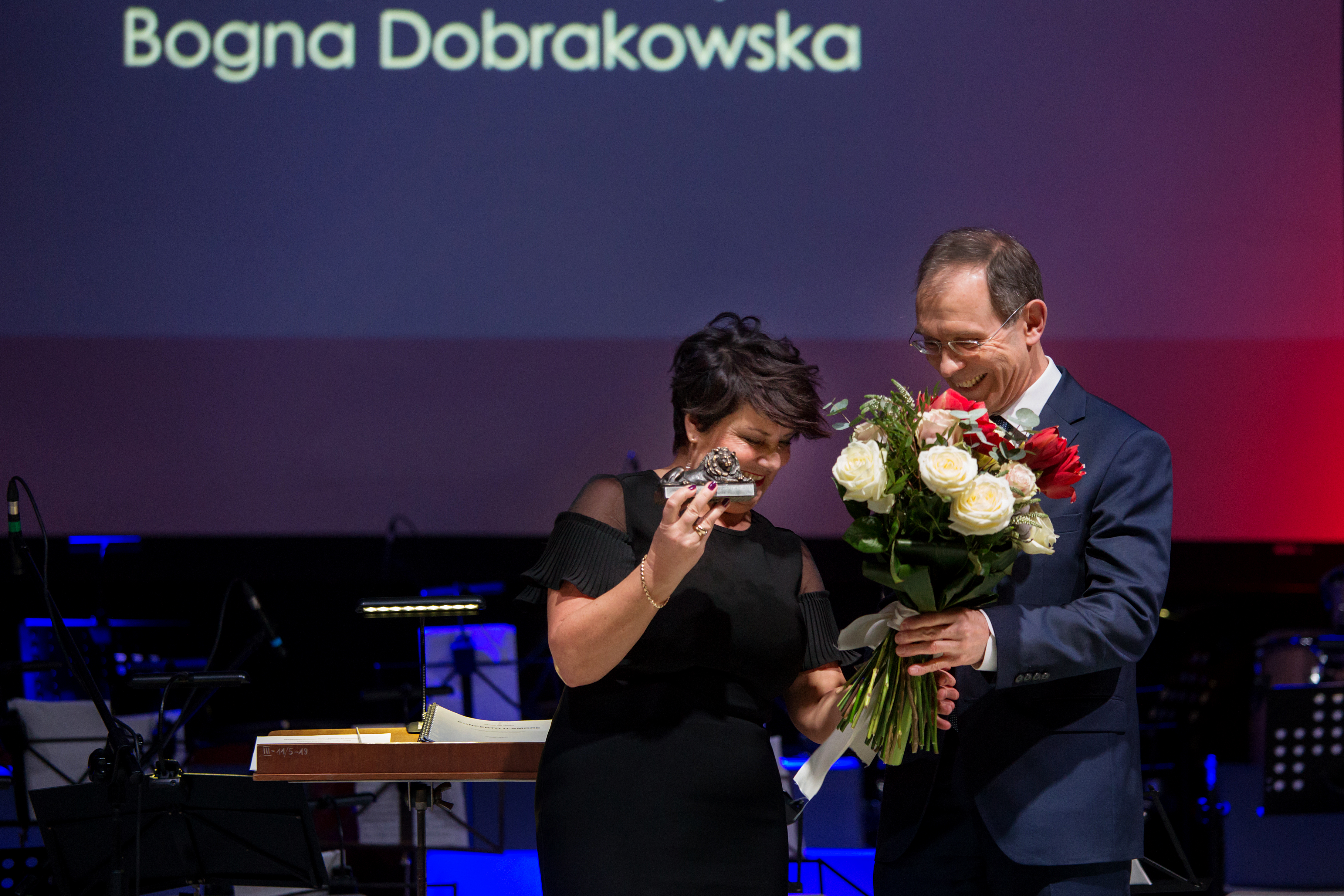 Bogna Dobrakowska i Zygmunt Frankiewicz