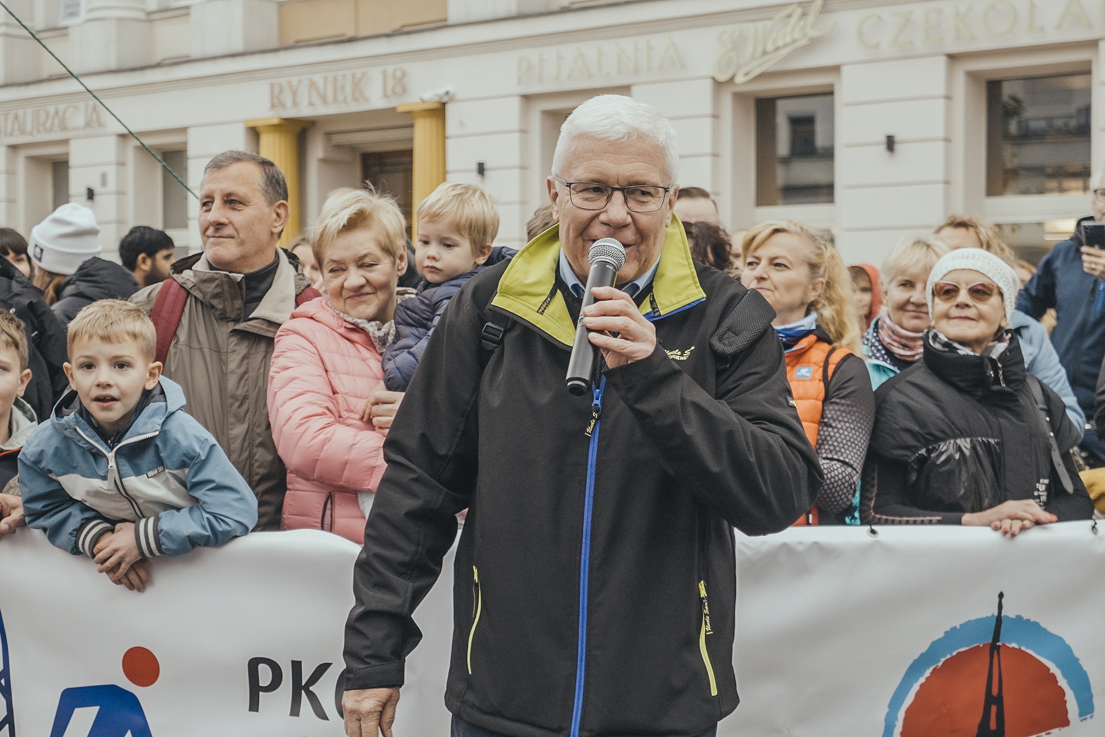 Prezydent Gliwic, Adam Neumann przemawiający podczas wydarzenia