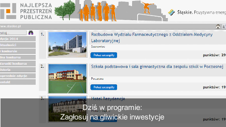 Najlepsza przestrzeń publiczna z Gliwic?