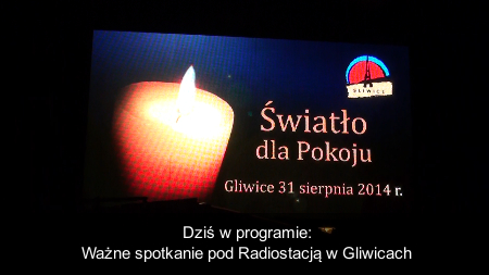 Światło dla Pokoju rozbłysło pod Radiostacją…