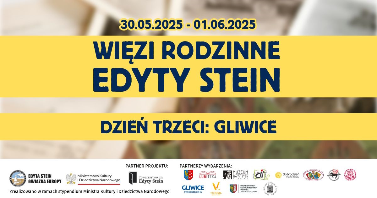 Więzi rodzinne Edyty Stein. Spacer, prelekcja i spotkanie