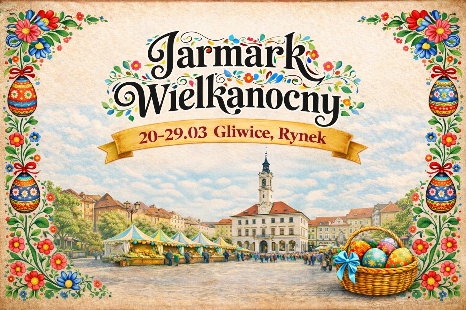 Świąteczny klimat w centrum miasta – Jarmark Wielkanocny rusza już w ten piątek