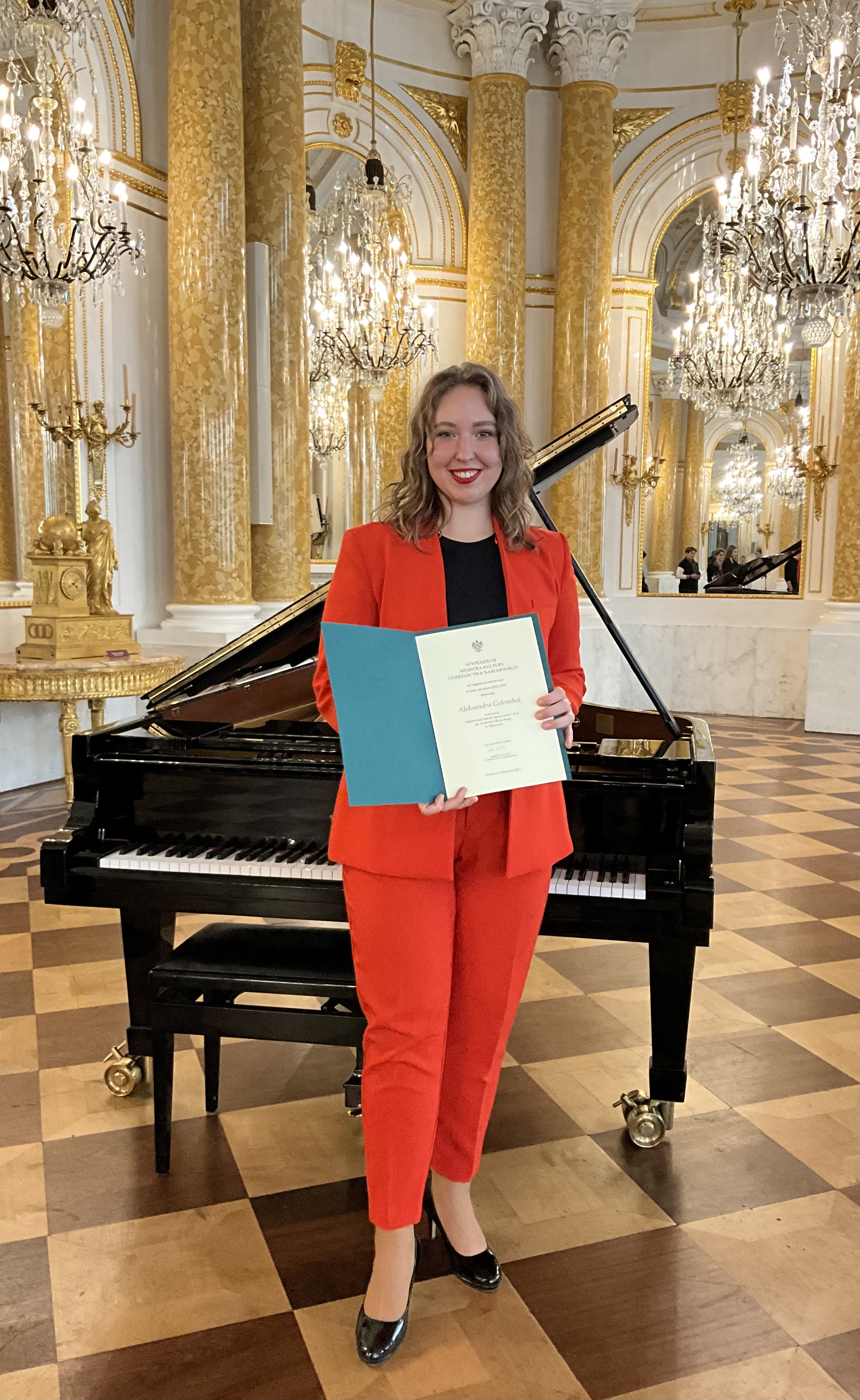 Aleksandra Golombek laureatką stypendium Ministra Kultury i Dziedzictwa Narodowego