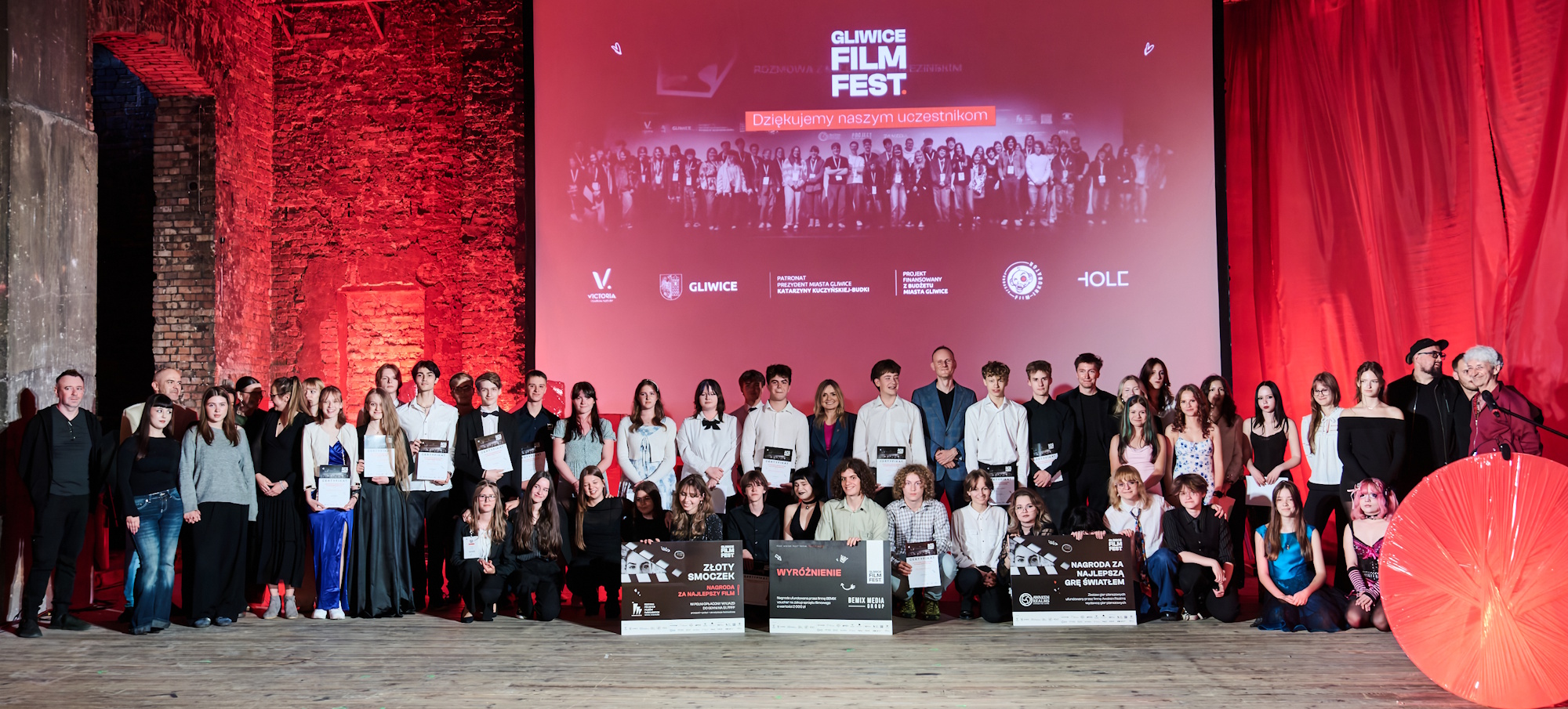 Młodzi filmowcy odebrali nagrody podczas finału Gliwice Film Fest 2026
