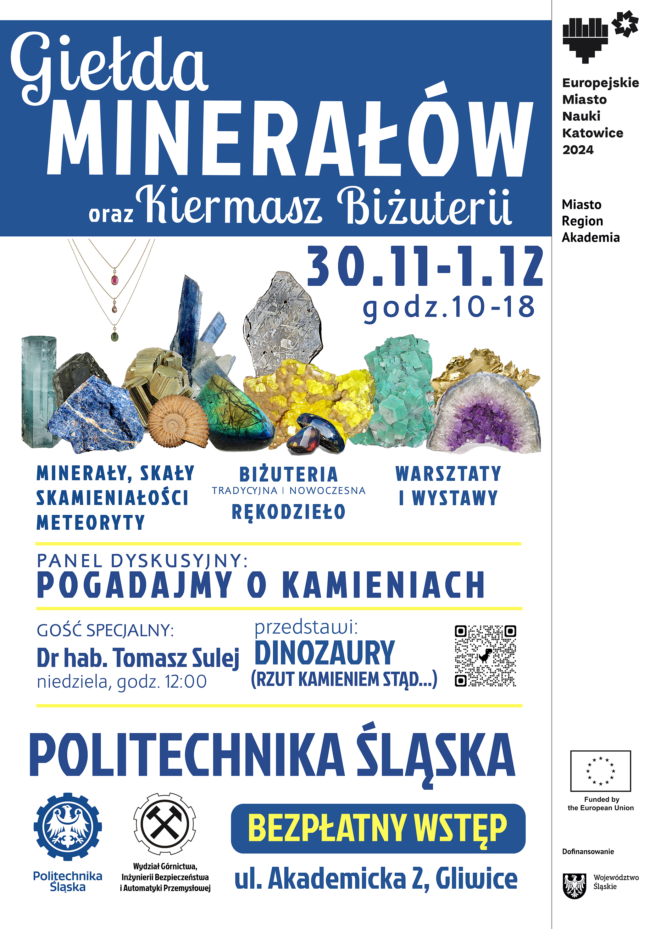 Giełda Minerałów na Politechnice Śląskiej