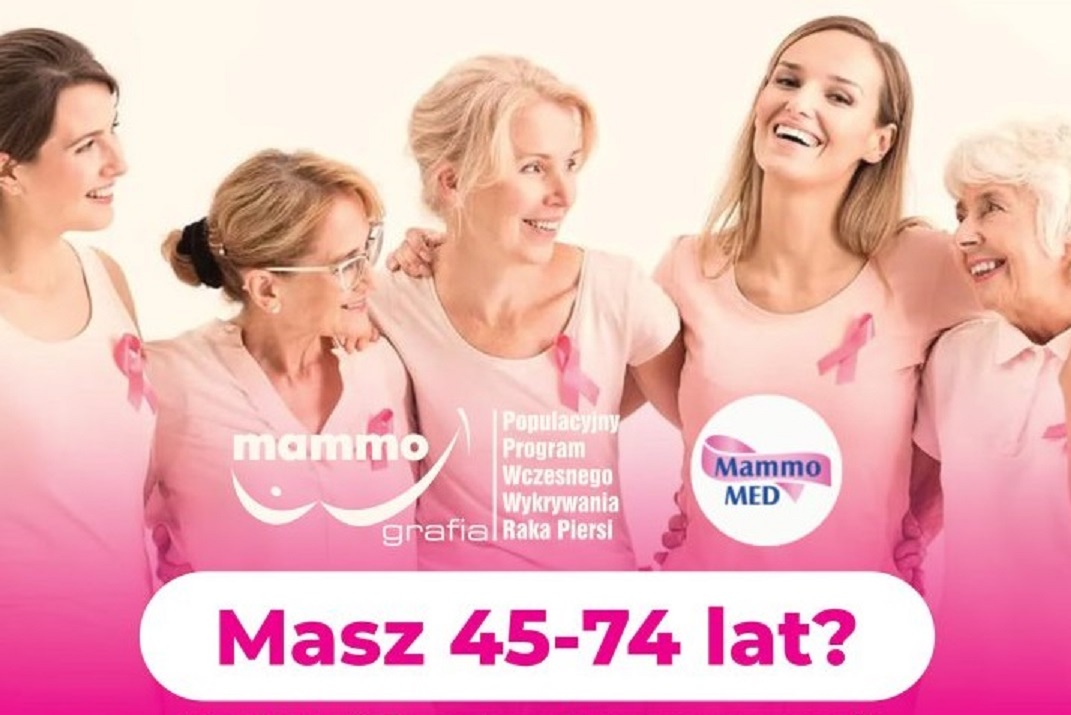 Zrób bezpłatnie mammografię