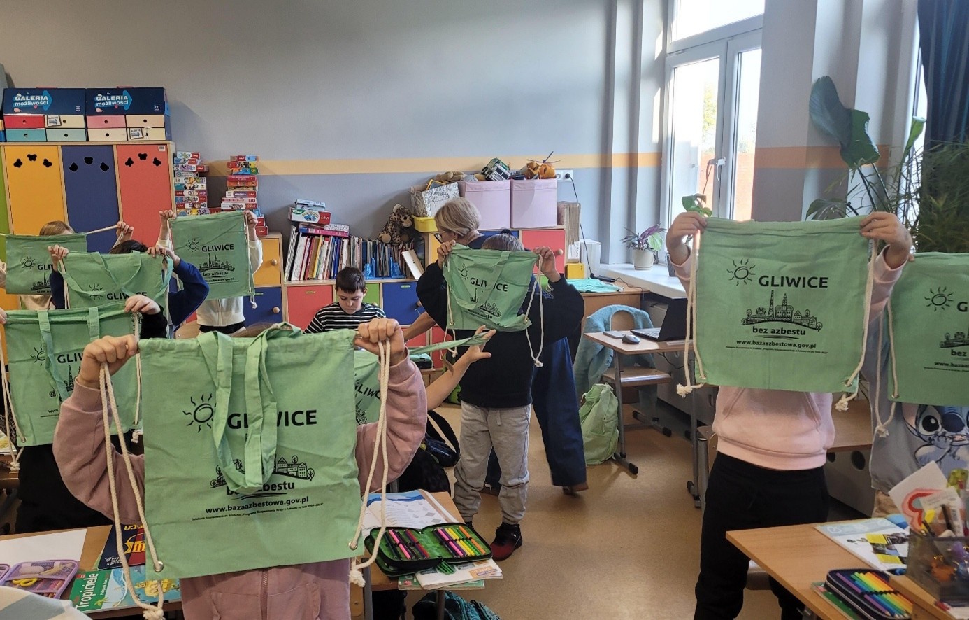 Gliwice wolne od azbestu. Za nami zajęcia edukacyjno-informacyjne w szkołach podstawowych