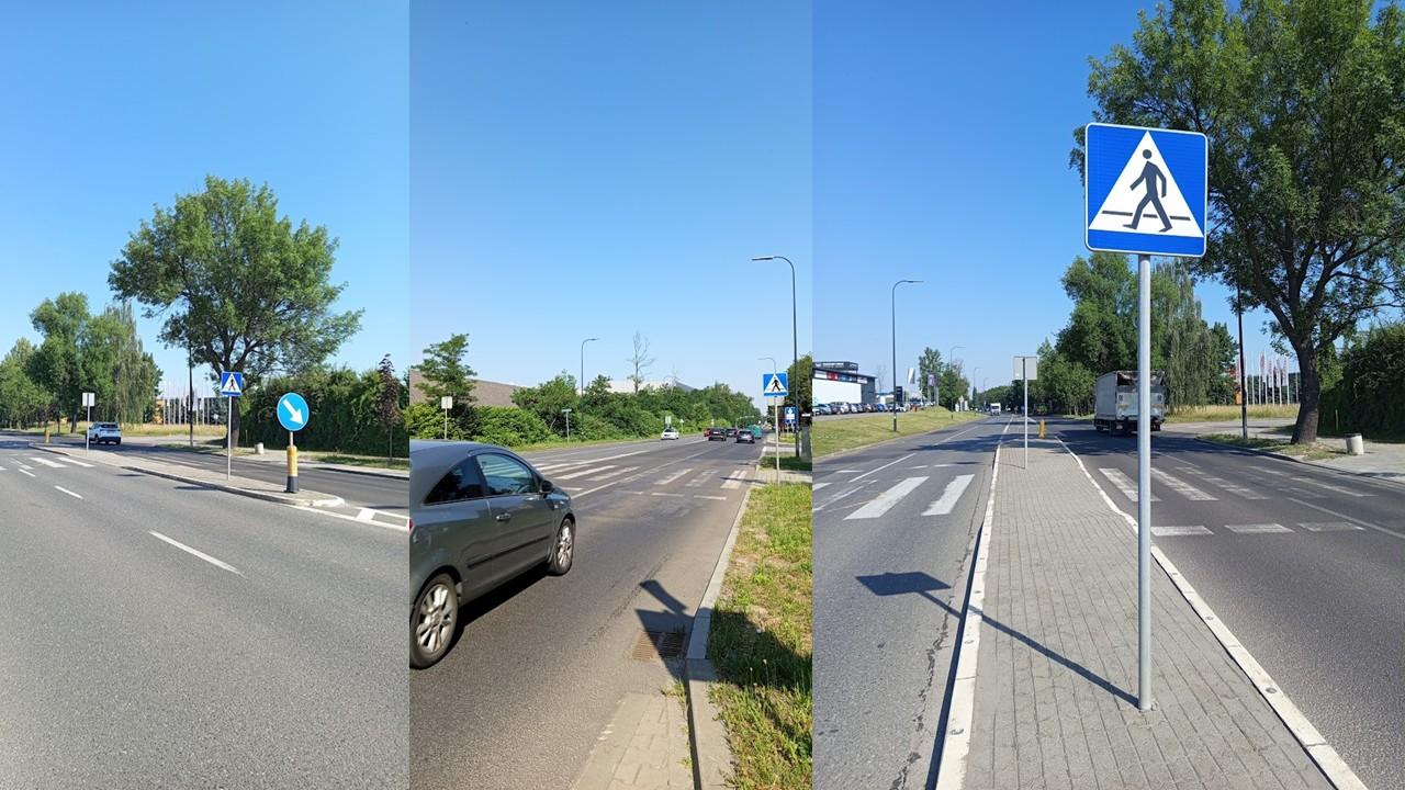Bezpieczniej przez Pszczyńską. Nowe przejście, azyle i zmiana układu pasów