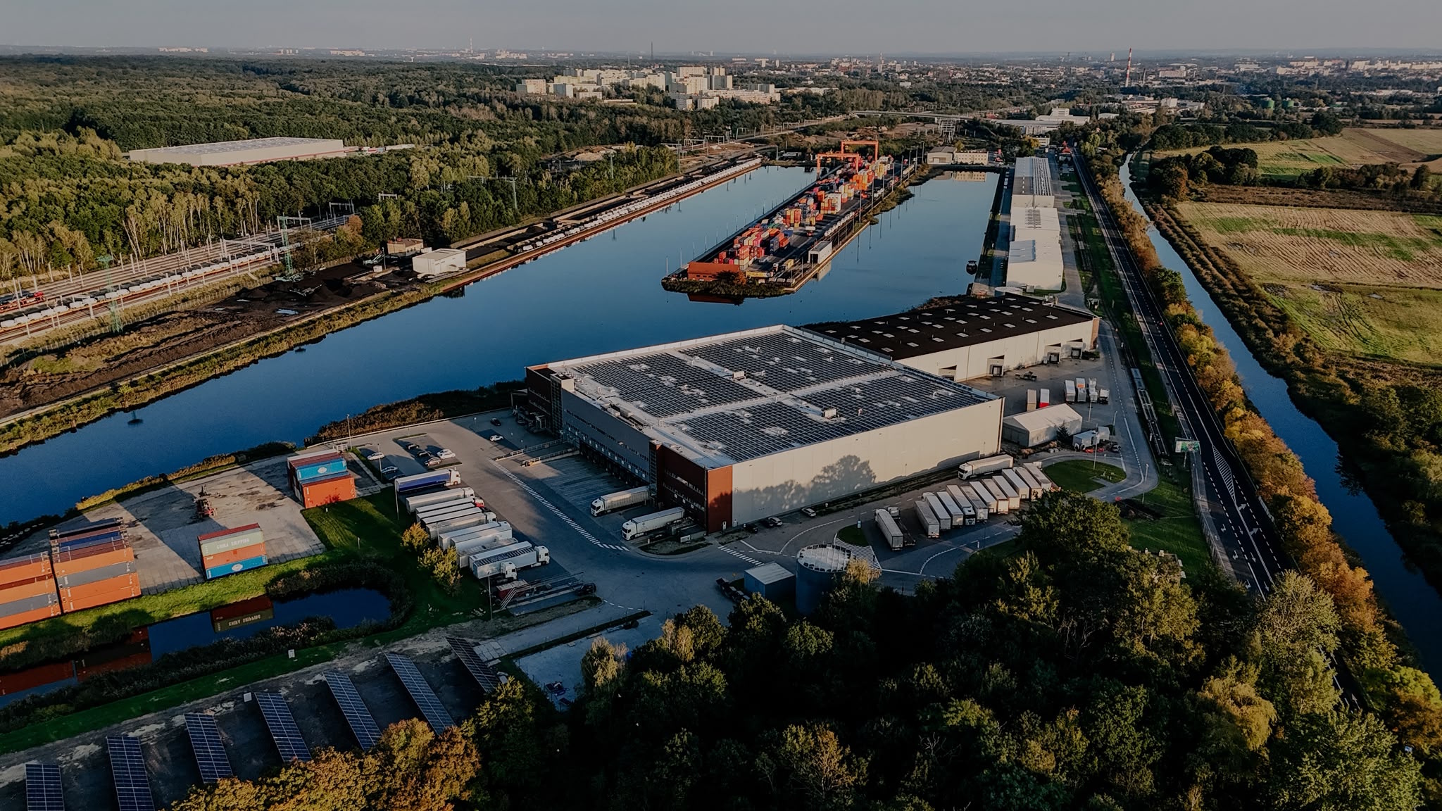 Śląskie Centrum Logistyczne, ujęcie z góry