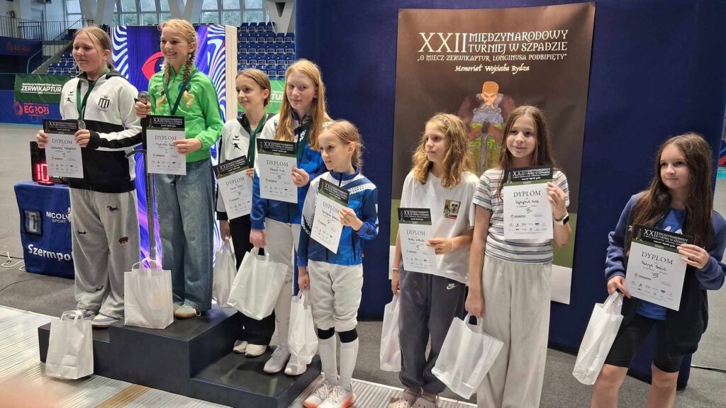 Zofia Majewska na podium