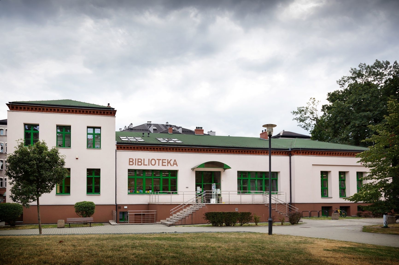 budynek biblioteki przy ul. Kościuszki
