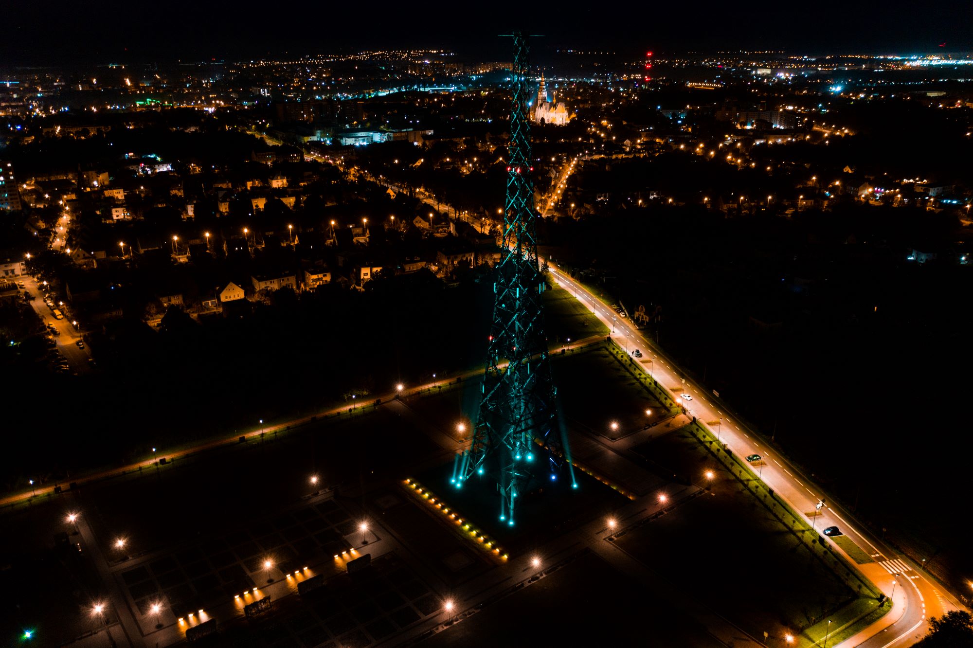 radiostacja podświetlona na zielono