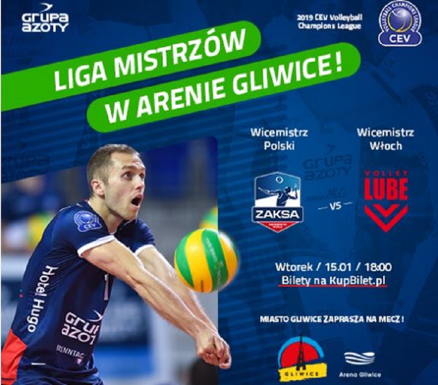 siatkarze w Arenie Gliwice