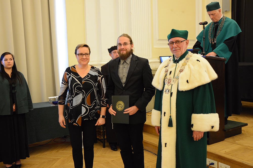 Absolwent Politechniki Śląskiej z nagrodą Siemensa