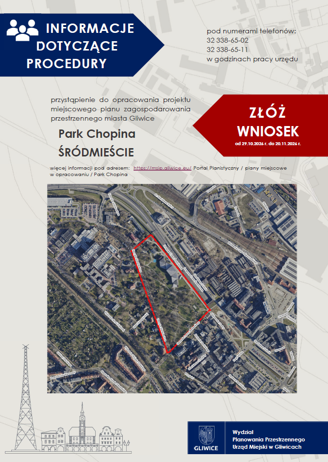plakat śródmieście Park Chopina